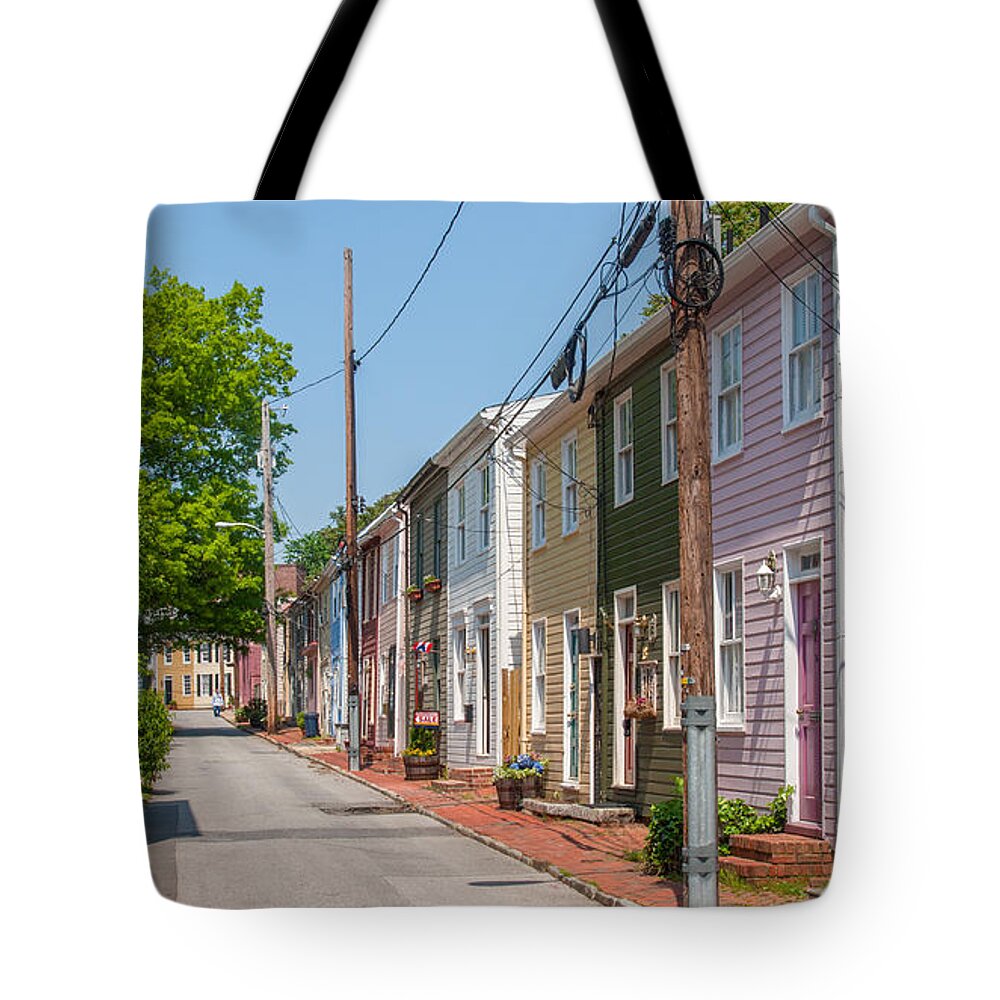 Landscape Tote Bag featuring the photograph Fleet Street by Charles Kraus