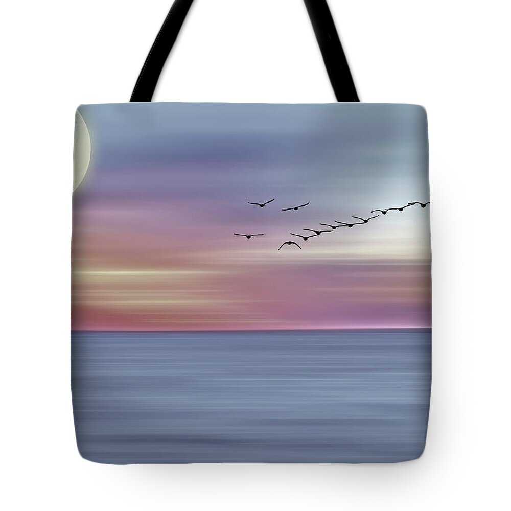 Abstract Tote Bag featuring the photograph Flight 3 by Cathy Kovarik