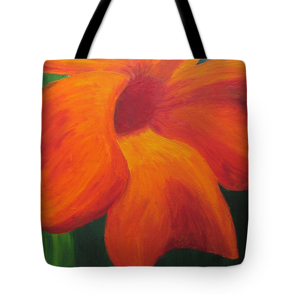 Flora Tote Bag featuring the painting Flora Series-Number 1 by Jim Harper