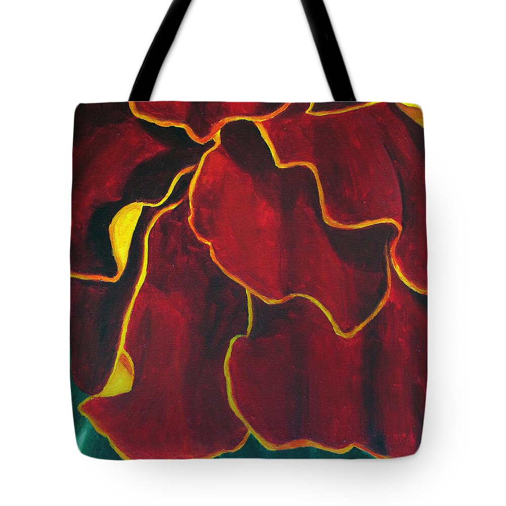 Flora Tote Bag featuring the painting Flora Series-Number 4 by Jim Harper