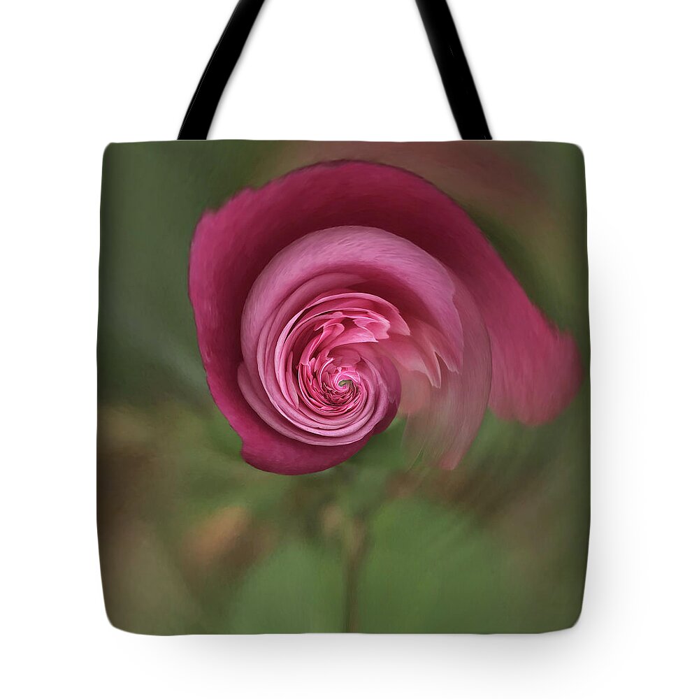 Rose Tote Bag featuring the photograph Floral fantasy 1 by Usha Peddamatham