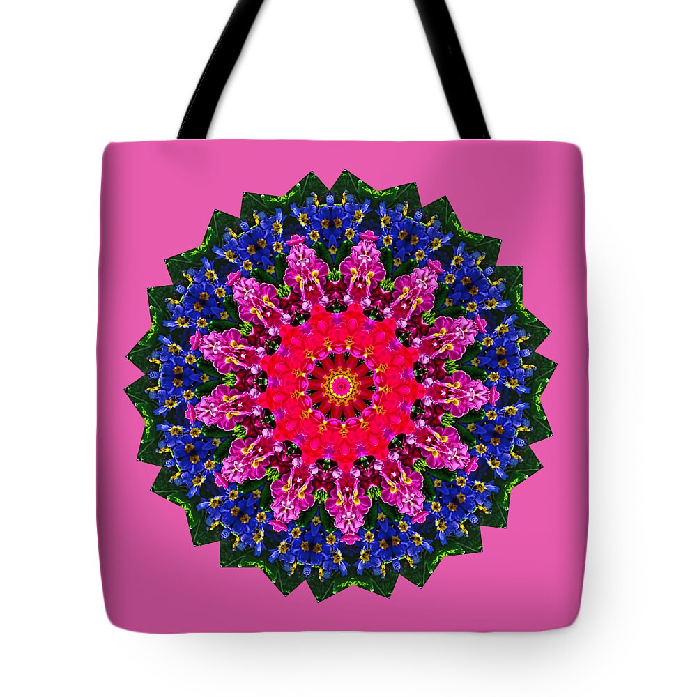 Photography Tote Bag featuring the photograph Floral Kaleidoscope by Kaye Menner by Kaye Menner