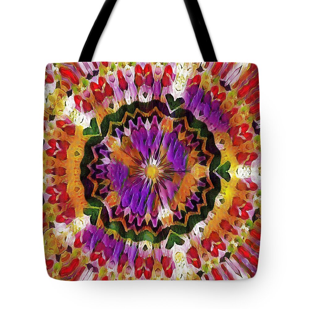 Floral Pattern Tote Bag featuring the pastel Floral Pattern by Brenae Cochran