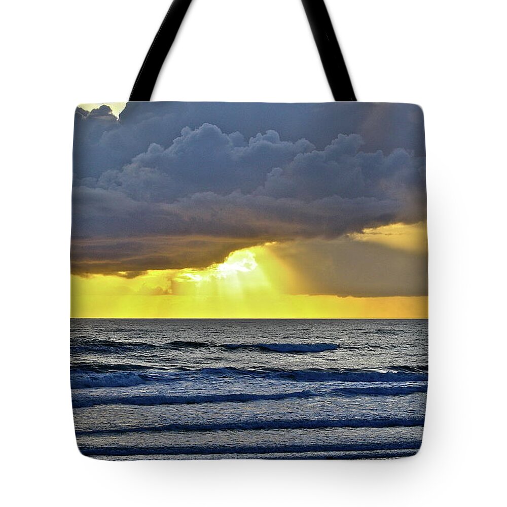 Ocean Tote Bag featuring the photograph Florida Morning by Diana Hatcher