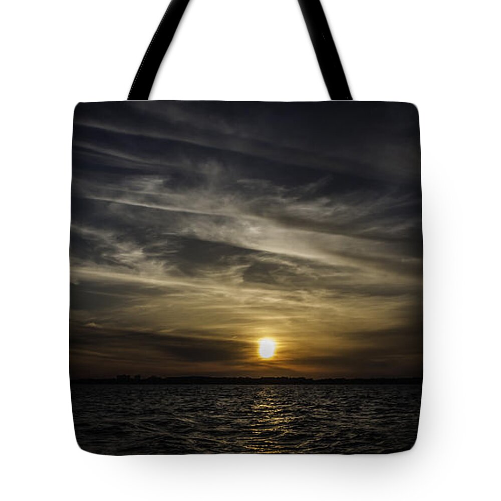 Sunsets Tote Bag featuring the photograph Florida Sunset 2 by Debra Forand