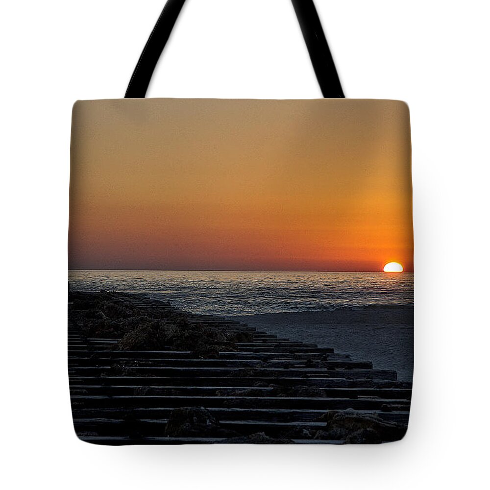 Florida Tote Bag featuring the photograph Florida Sunset by Dick Pratt