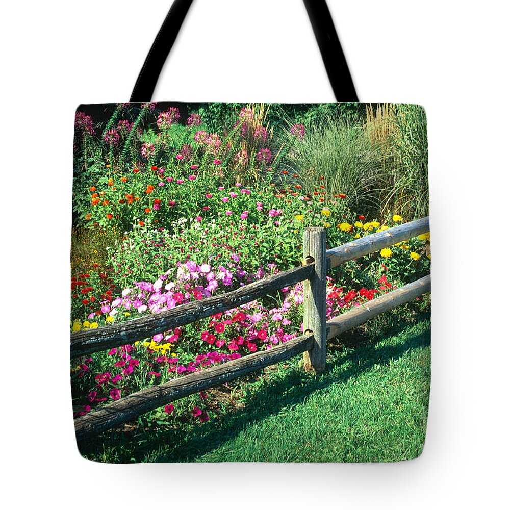 Nature Tote Bag featuring the photograph Flower Garden by Michael P. Gadomski