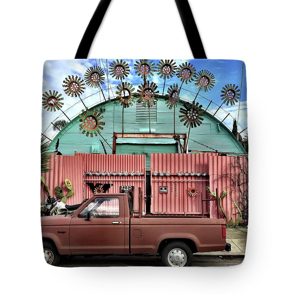  Tote Bag featuring the photograph Flower House by Julie Gebhardt