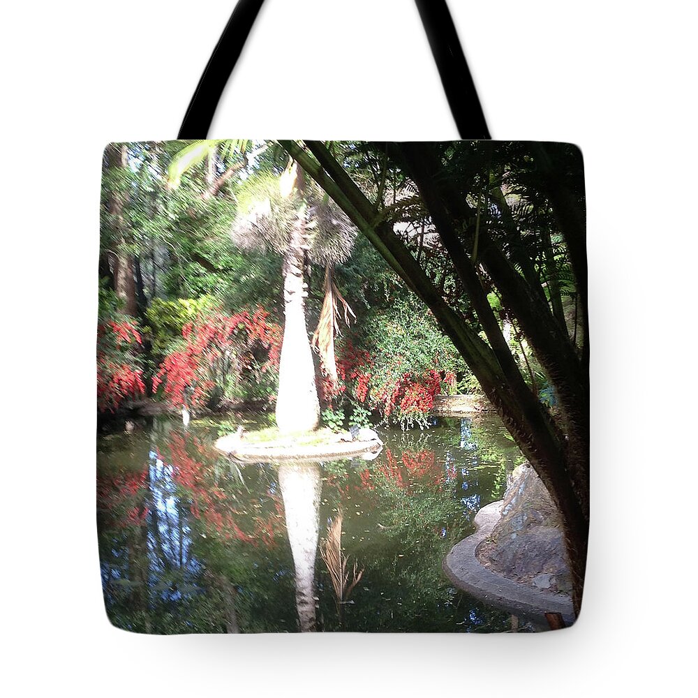 Flowers Tote Bag featuring the photograph Flower Reflections #2 Jordan River by Susan Grunin