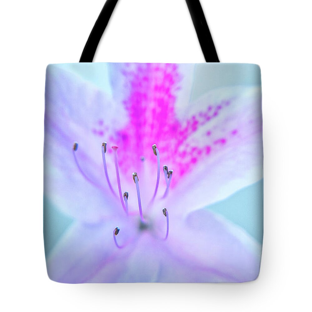 Nature Tote Bag featuring the photograph Flowering Azalea by Julia Hiebaum
