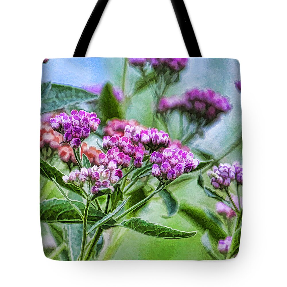 Flowers Tote Bag featuring the photograph Flowers From Sophie's Garden by HH Photography of Florida