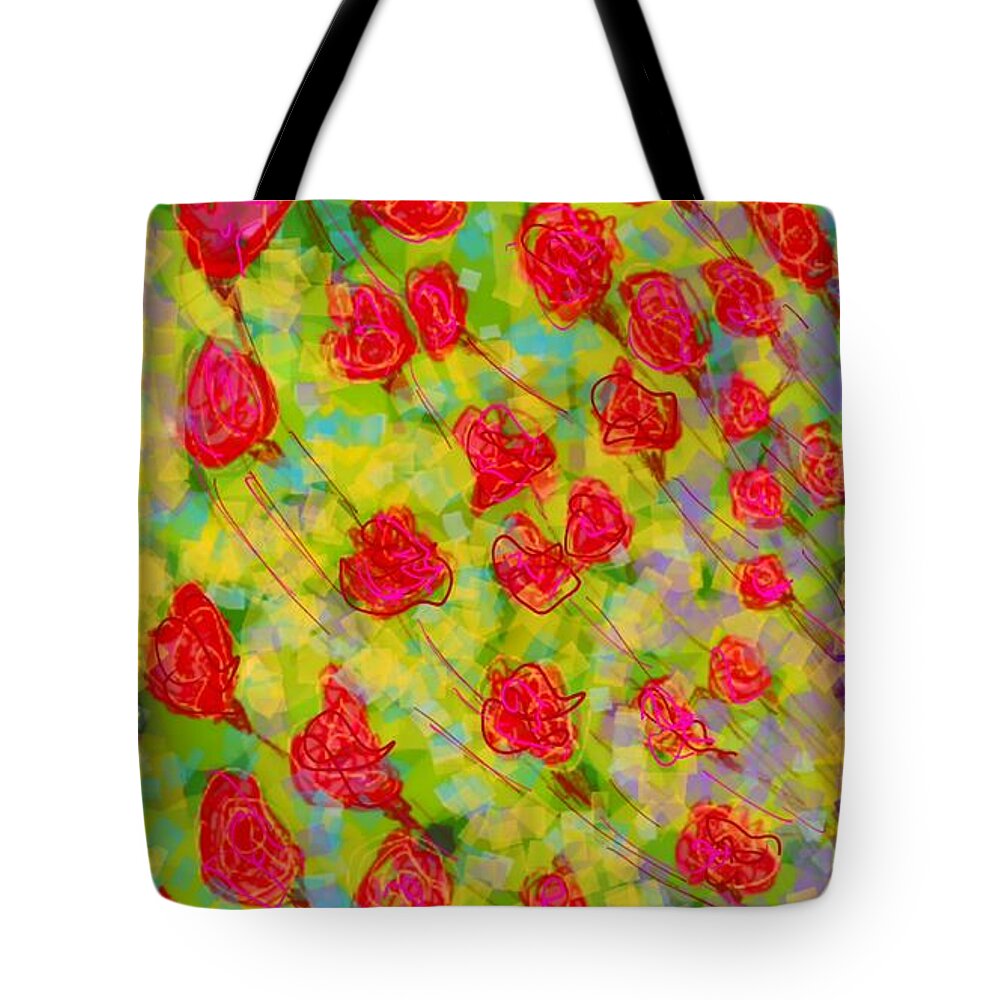 Digital Tote Bag featuring the photograph Flowers by Khushboo N