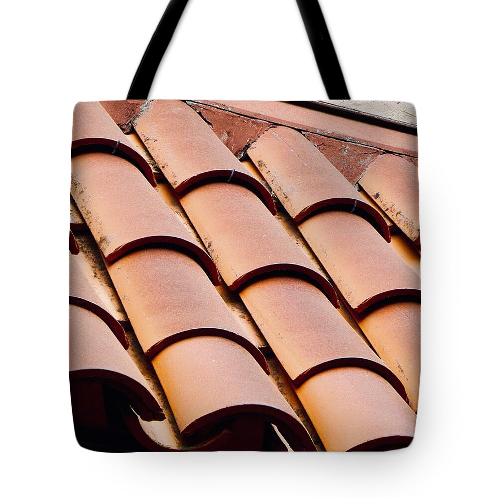 Roof Tote Bag featuring the photograph Rooftop View by Kerry Obrist