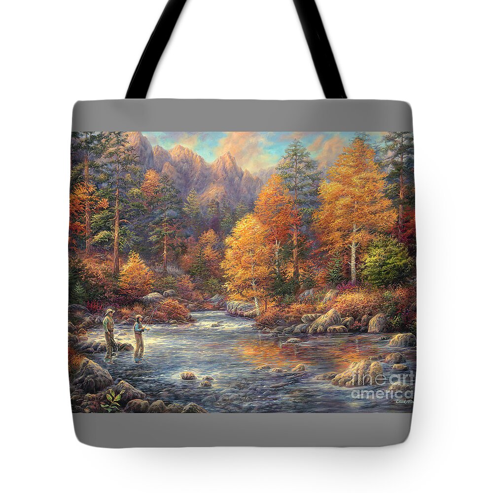 Fly Fishing Legacy Tote Bag by Chuck Pinson - Pixels Merch