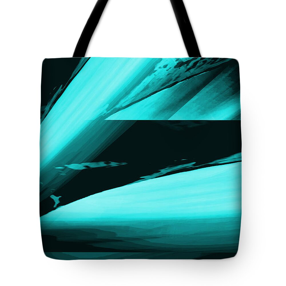 Abstract Tote Bag featuring the painting Flying High by Gerlinde Keating