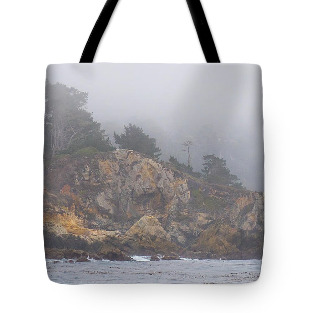 Fog Tote Bag featuring the photograph Foggy Day at Point Lobos by Derek Dean