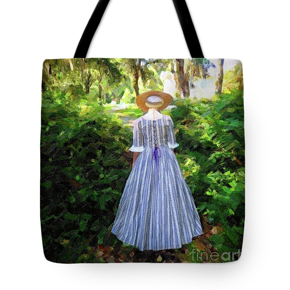 Midway Tote Bag featuring the painting Follow me to Midway by Tammy Lee Bradley