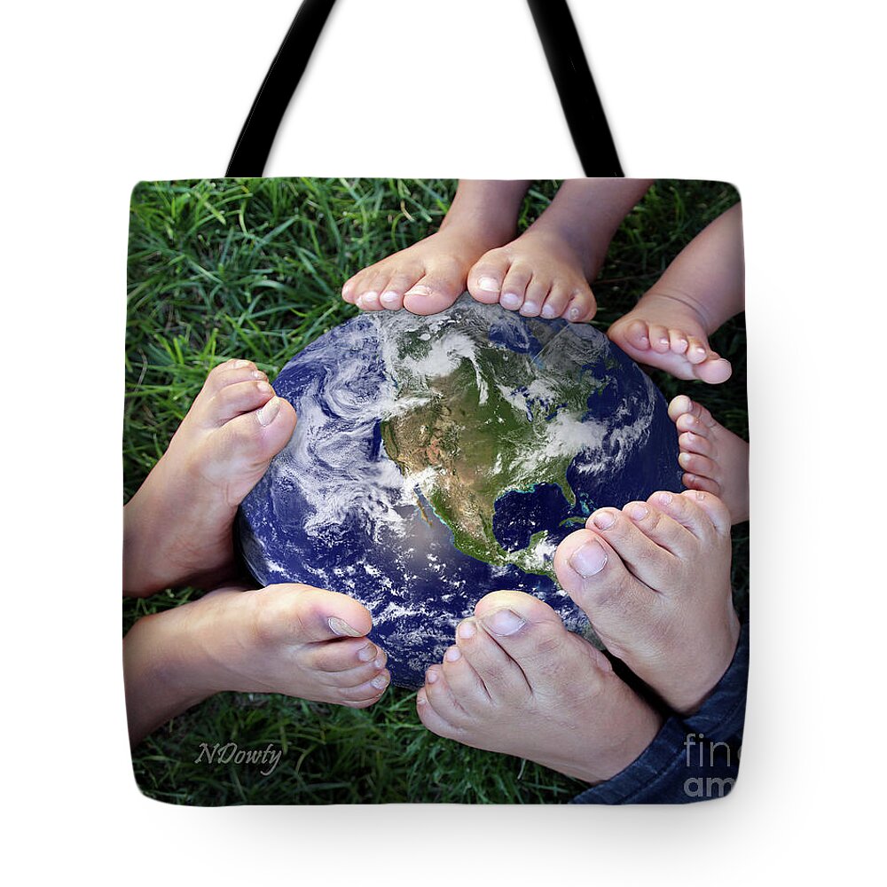  Tote Bag featuring the photograph Footprints by Natalie Dowty