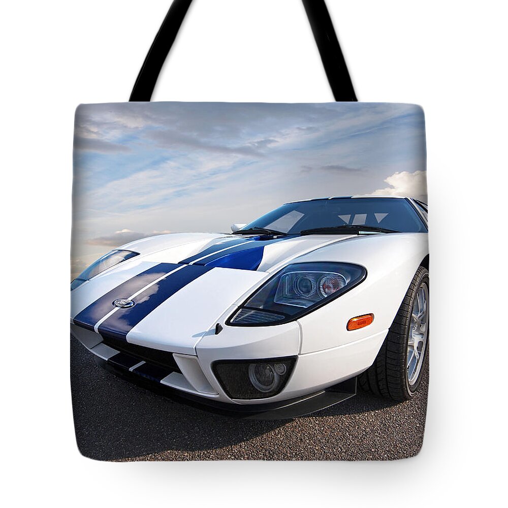 Ford Gt40 Tote Bag featuring the photograph Ford GT 2005 by Gill Billington