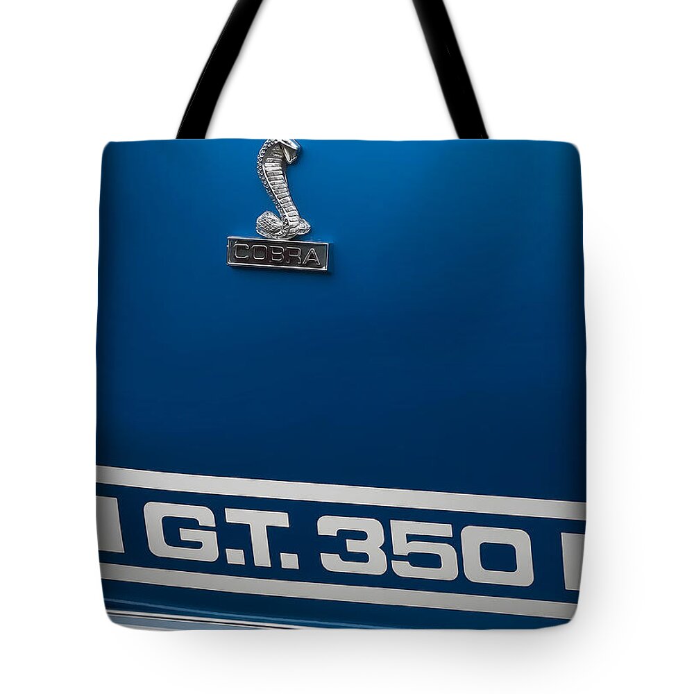 Ford Tote Bag featuring the photograph Ford Mustang G.T. 350 COBRA by Gordon Dean II