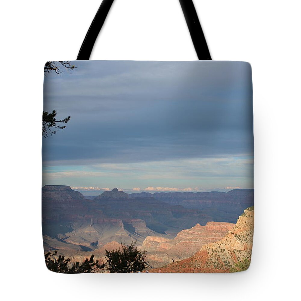Grand Canyon Tote Bag featuring the photograph Foreshadowing by Amanda McCracken