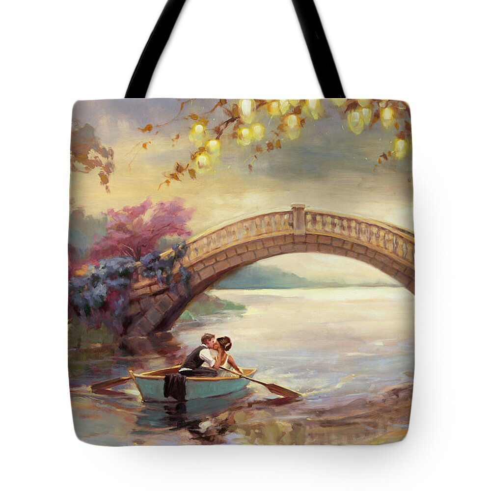 Romance Tote Bag featuring the painting Forever Yours by Steve Henderson