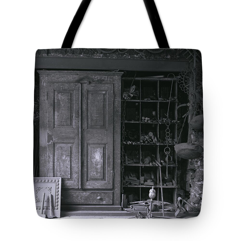 Forge Tote Bag featuring the photograph Forge by Steve Bisgrove
