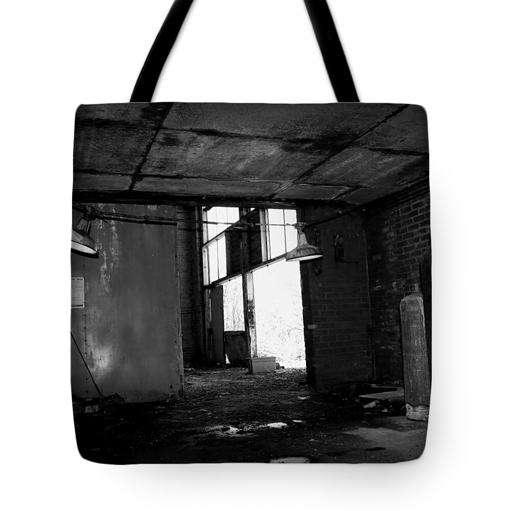 Building Tote Bag featuring the photograph Forgotten place by Lukasz Ryszka
