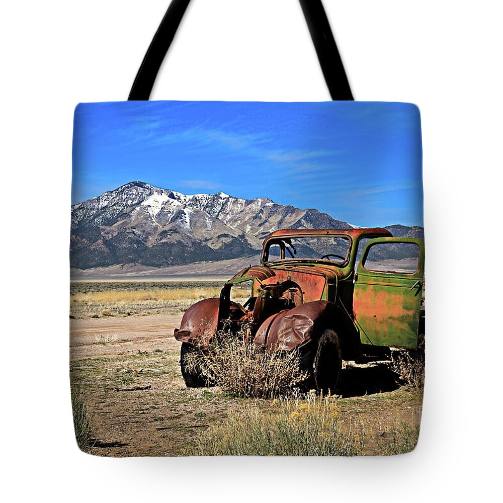 Transportation Tote Bag featuring the photograph Forgotten by Robert Bales