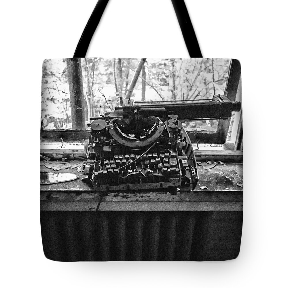 Crystal Yingling Tote Bag featuring the photograph Forgotten Words by Ghostwinds Photography