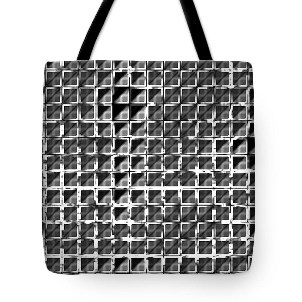 Formart Tote Bag featuring the mixed media FormArt 1 Geometry-Design by Eva-Maria Di Bella