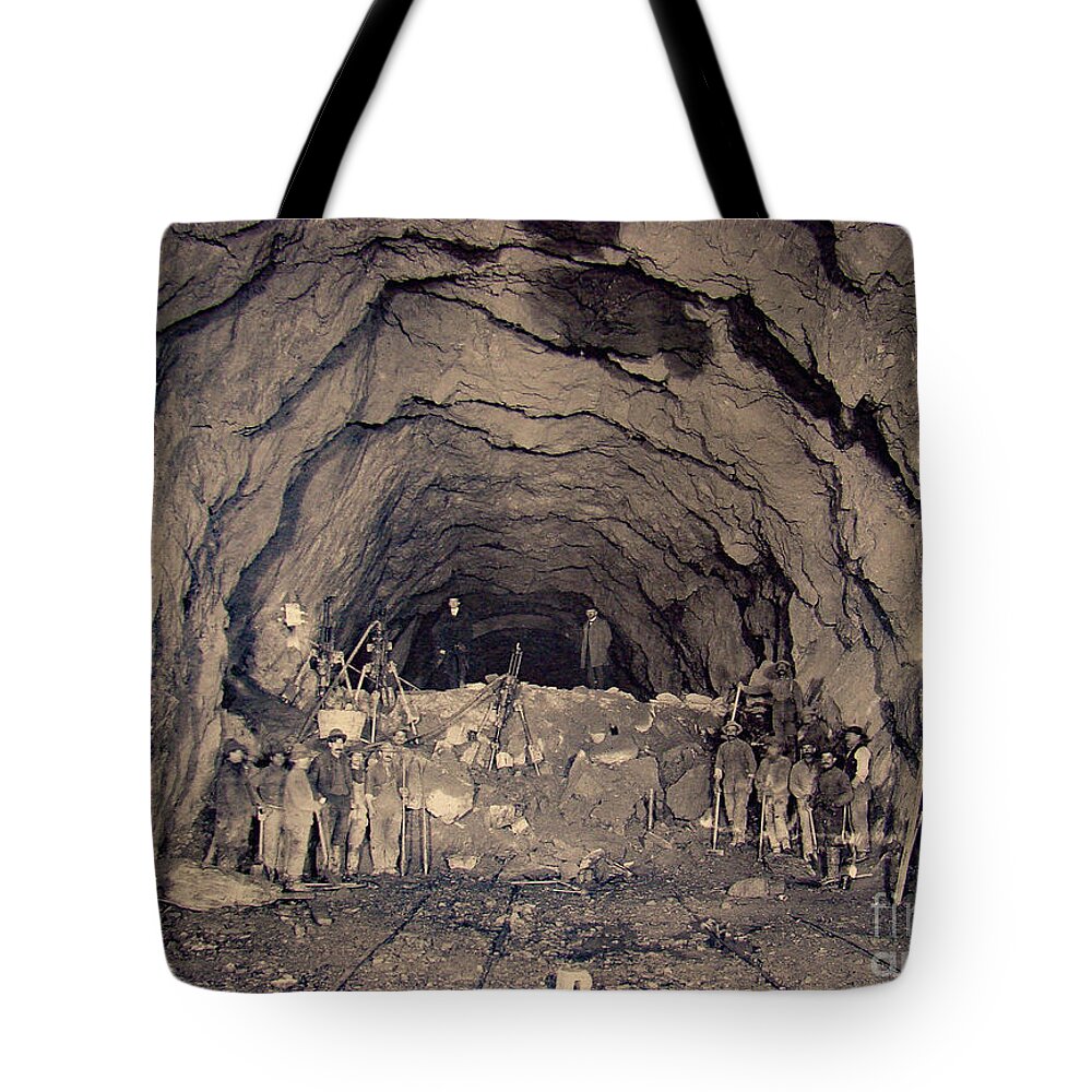 Fort George Tote Bag featuring the photograph Fort George Tunnel, 1904 by Cole Thompson