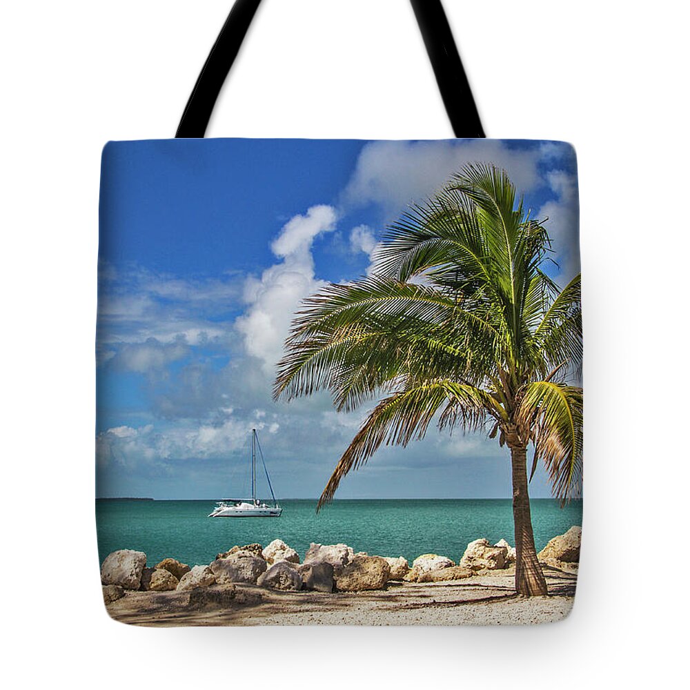 Paradise Tote Bag featuring the photograph Fort Zachary Taylor State Park - Find Paradise in Key West Florida by Bob Slitzan