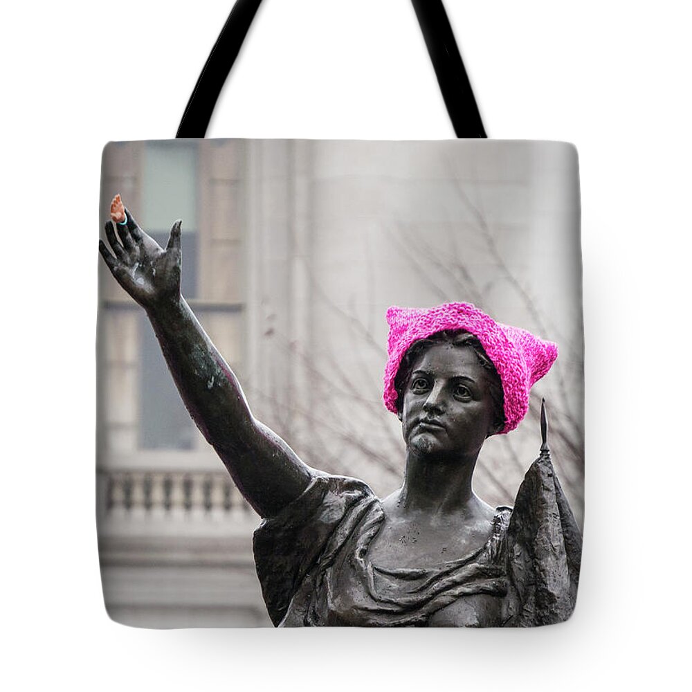 Madison Tote Bag featuring the photograph Forward - Madison - Wisconisin by Steven Ralser