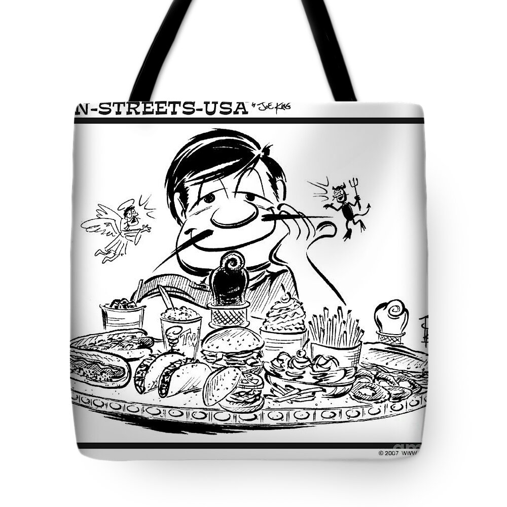 Business Tote Bag featuring the digital art Foster's Freeze by Joe King