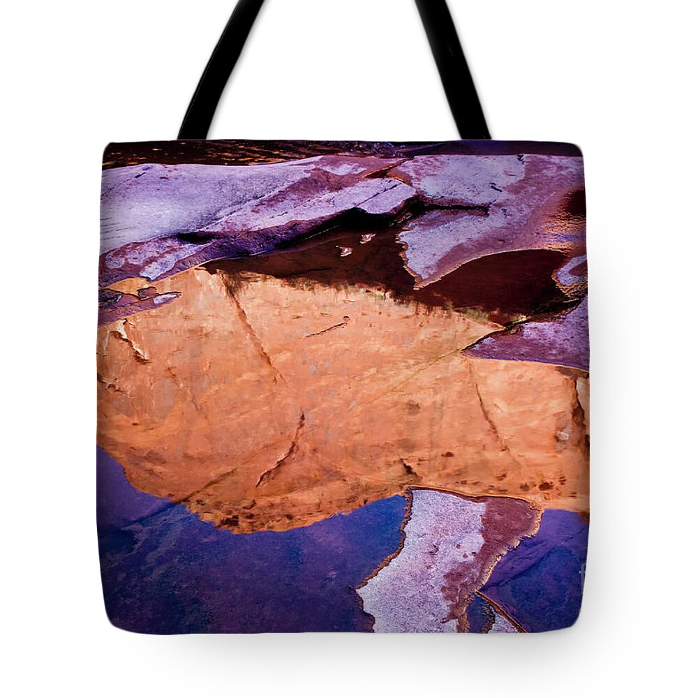 Arizona Tote Bag featuring the photograph Fractureds by Kathy McClure
