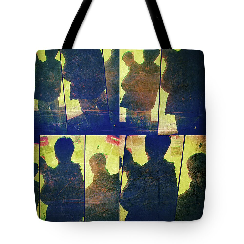 Father Tote Bag featuring the photograph Fragment 4 Father and Child by Jeff Breiman