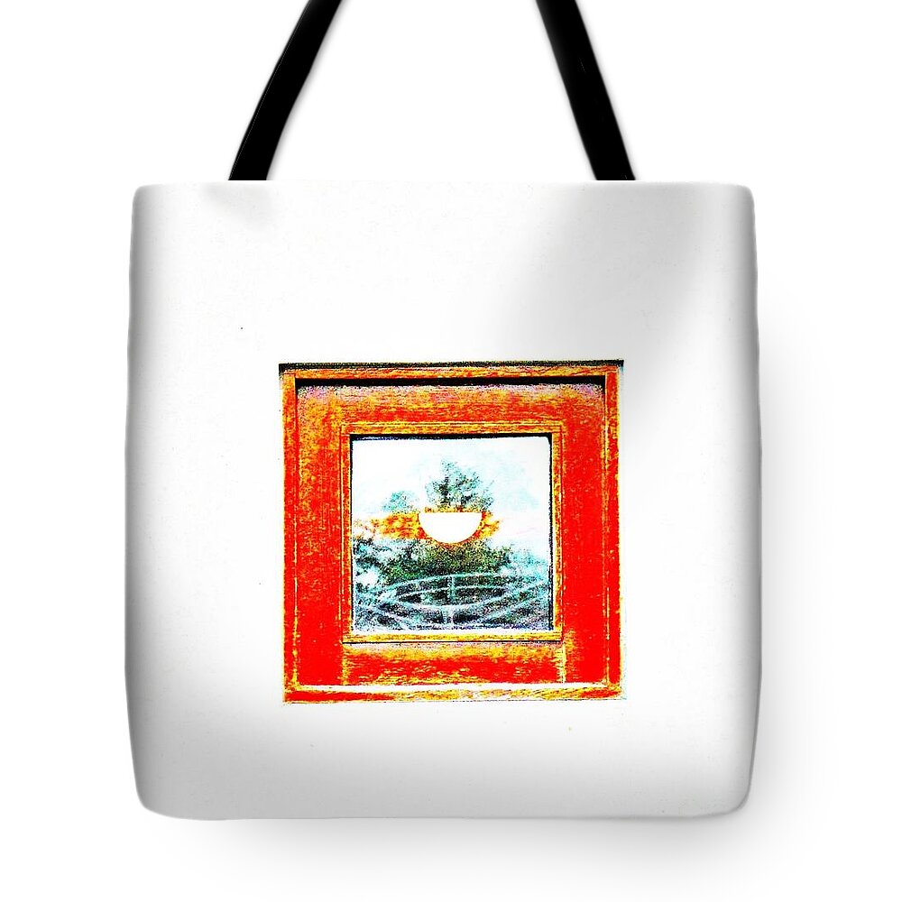 Windows Tote Bag featuring the photograph Framed by Merle Grenz