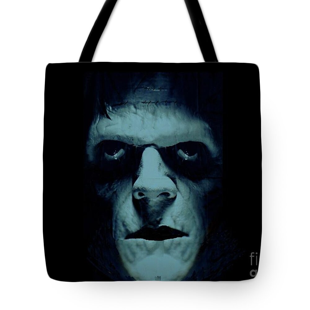 Frankenstein Tote Bag featuring the photograph Frankenstein by Janette Boyd