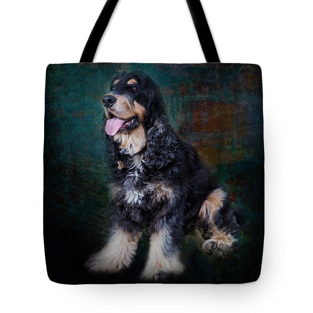 Dog Tote Bag featuring the photograph Fred the Dog by Keith Hawley