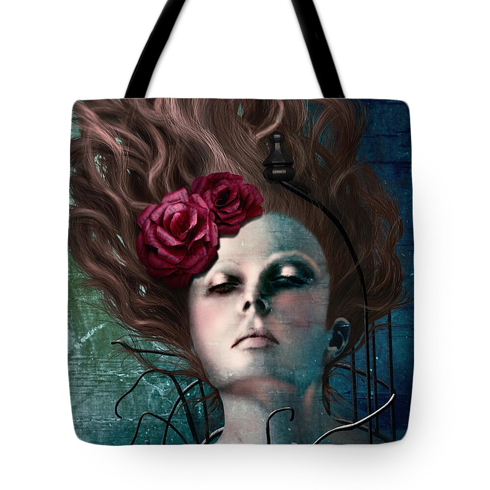 Free Tote Bag featuring the digital art Free by April Moen