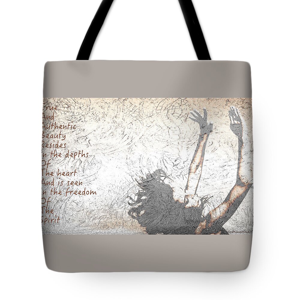 Acrylic Tote Bag featuring the painting Free Spirit by Theresa Marie Johnson