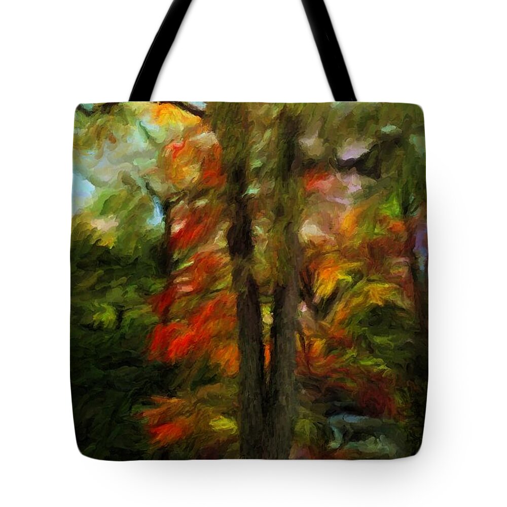 Freehold Tote Bag featuring the digital art Freehold by Caito Junqueira