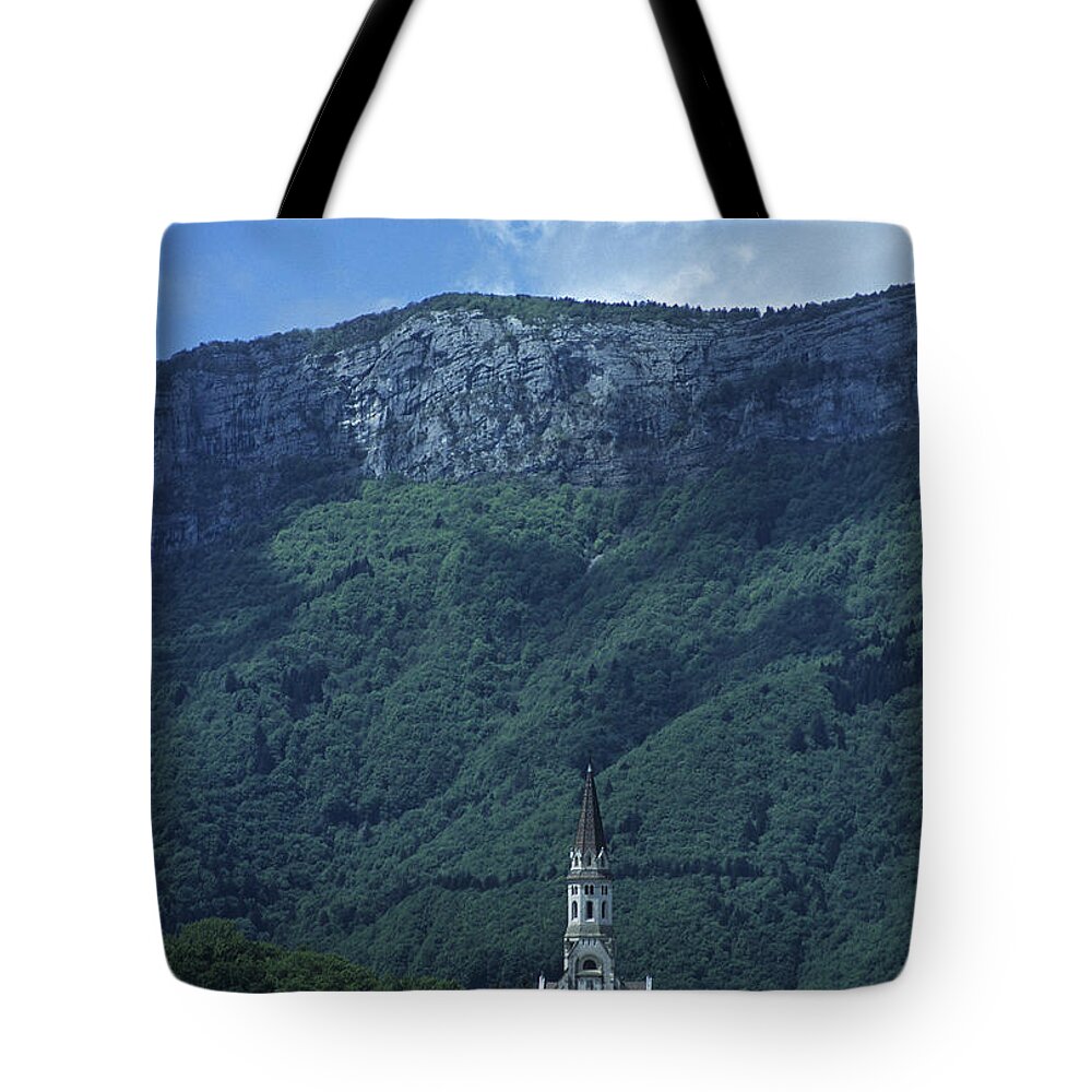 France Tote Bag featuring the photograph French Mountain Church by Doug Davidson