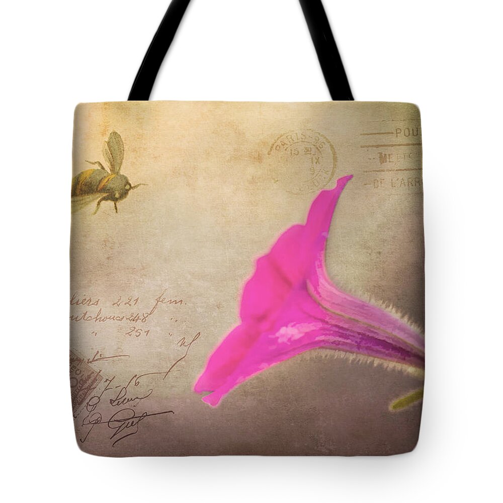 Postcard Tote Bag featuring the photograph French Post by Cathy Kovarik