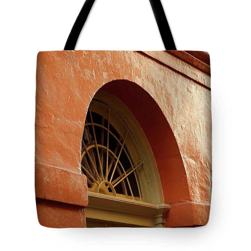 French Quarter Tote Bag featuring the photograph French Quarter Arches by KG Thienemann
