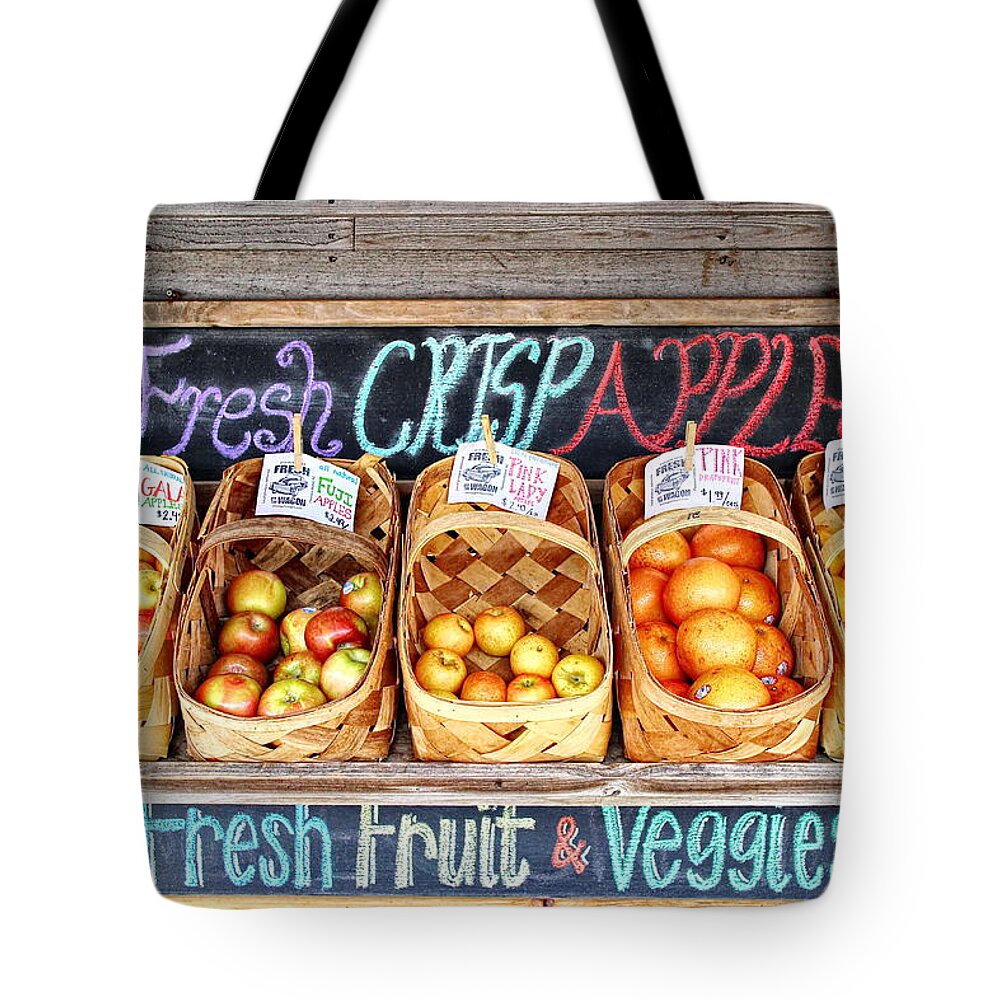Fresh Fruit Tote Bag featuring the photograph Fresh Fruit by Don Margulis