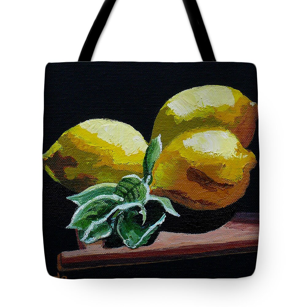 Fresh Picked Tote Bag featuring the painting Fresh Picked by Susan Duda