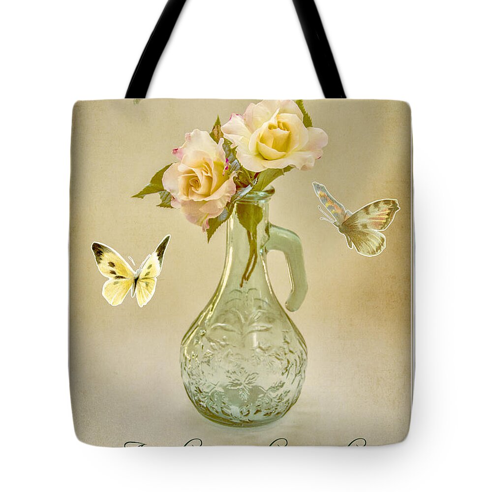 Roses Tote Bag featuring the photograph Friends by Cathy Kovarik