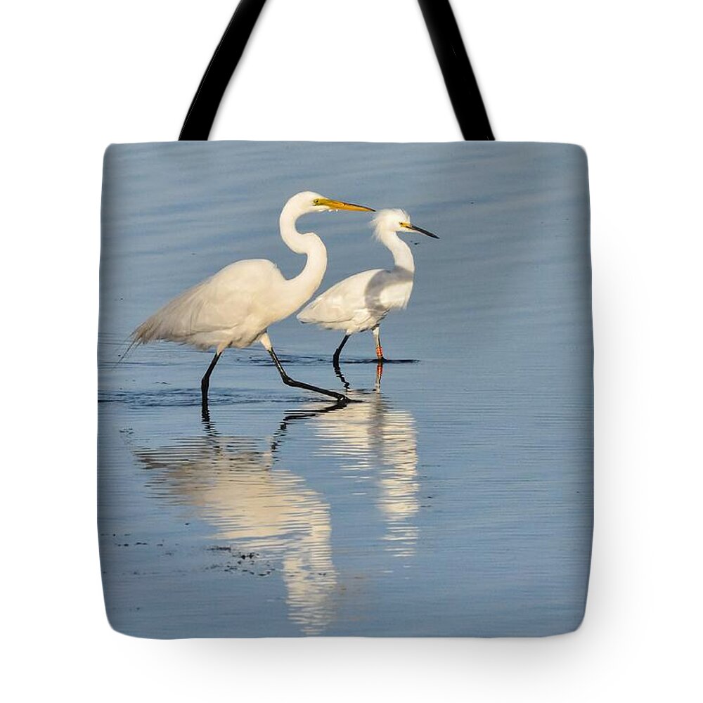  Tote Bag featuring the photograph Friends by Sherry Clark